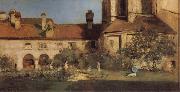 William Merritt Chase The Cloisters oil painting artist